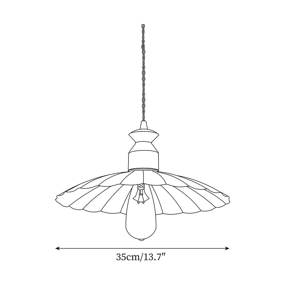 Viana Wood Pendant Light — product view 6