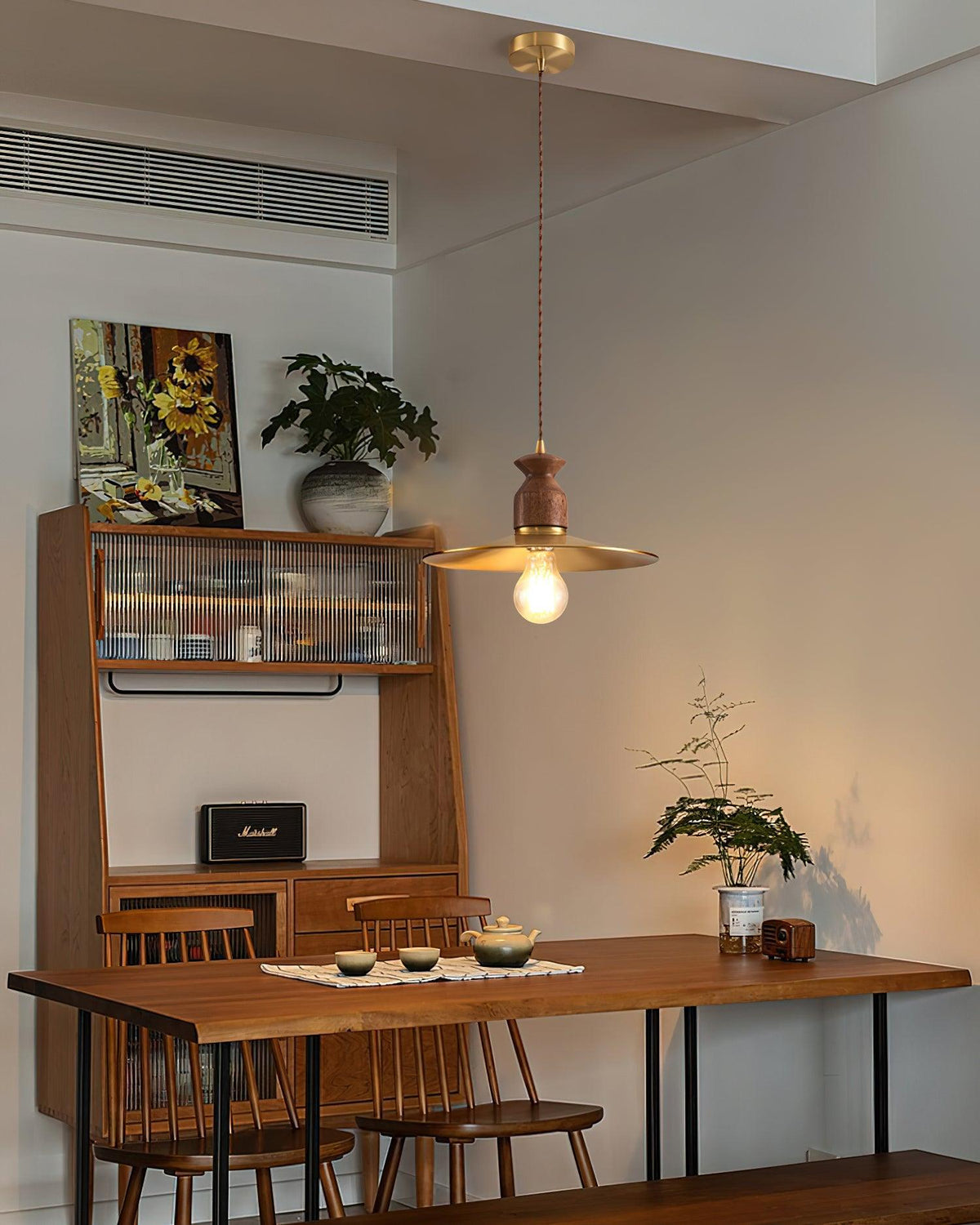 Viana Wood Pendant Light — product view 7