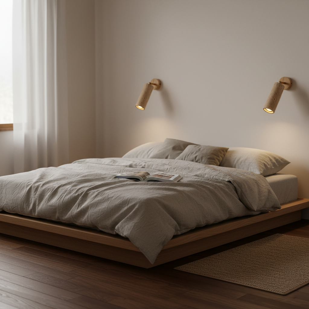 Mireille Travertine Wall Lamp — product view 7