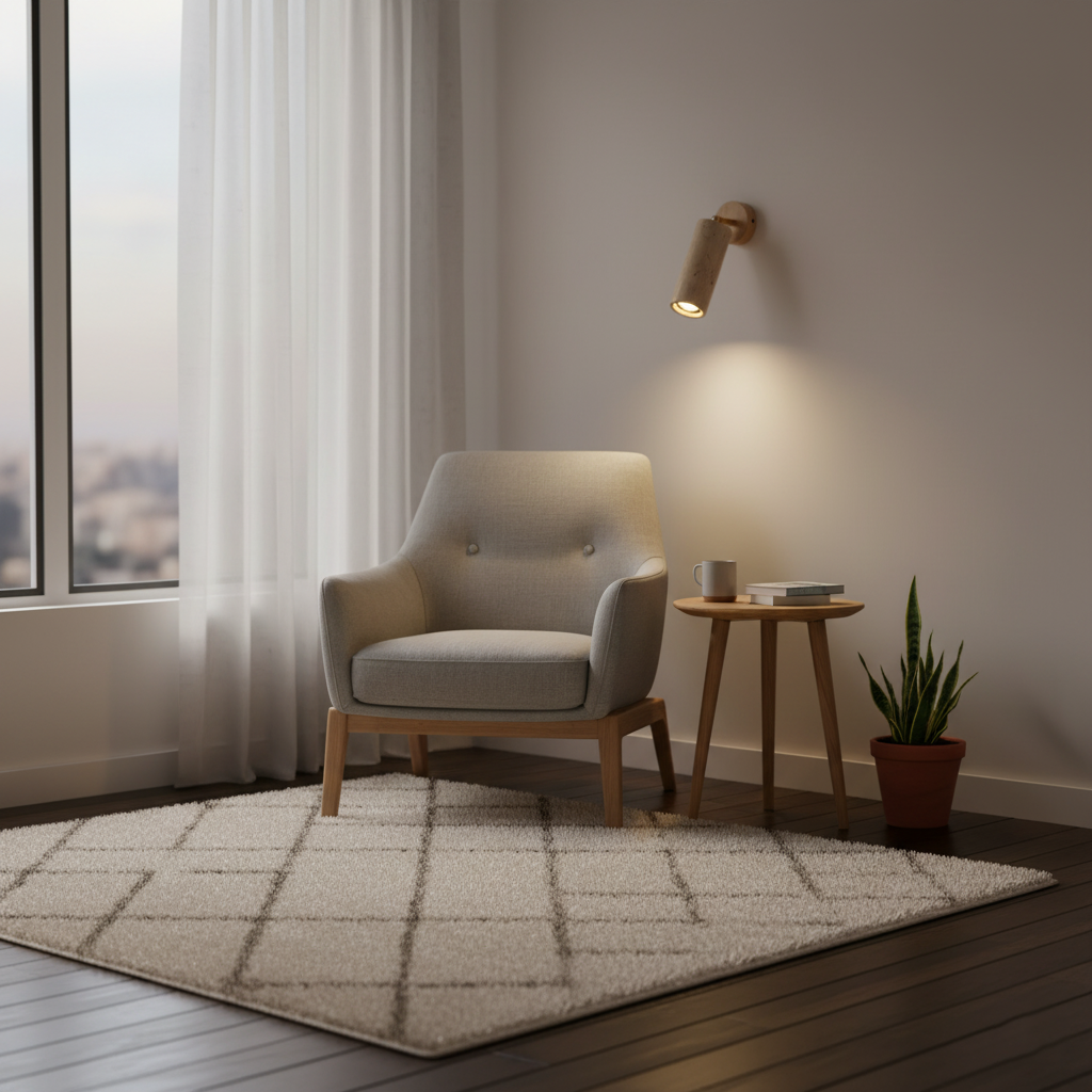 Mireille Travertine Wall Lamp — product view 8