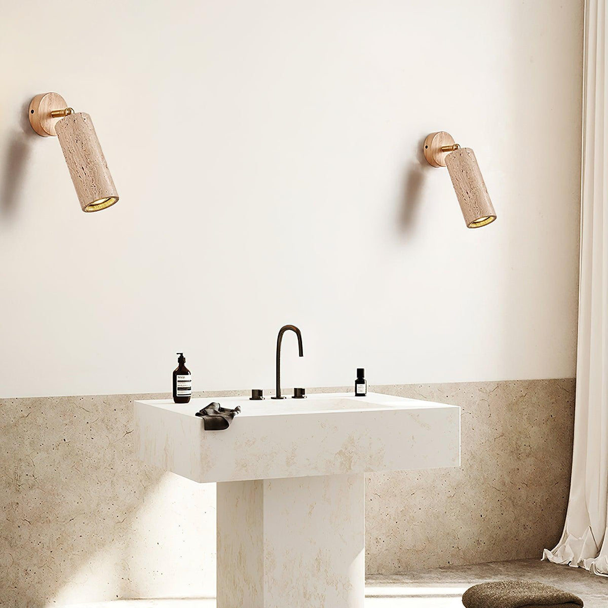 Mireille Travertine Wall Lamp — product view 16