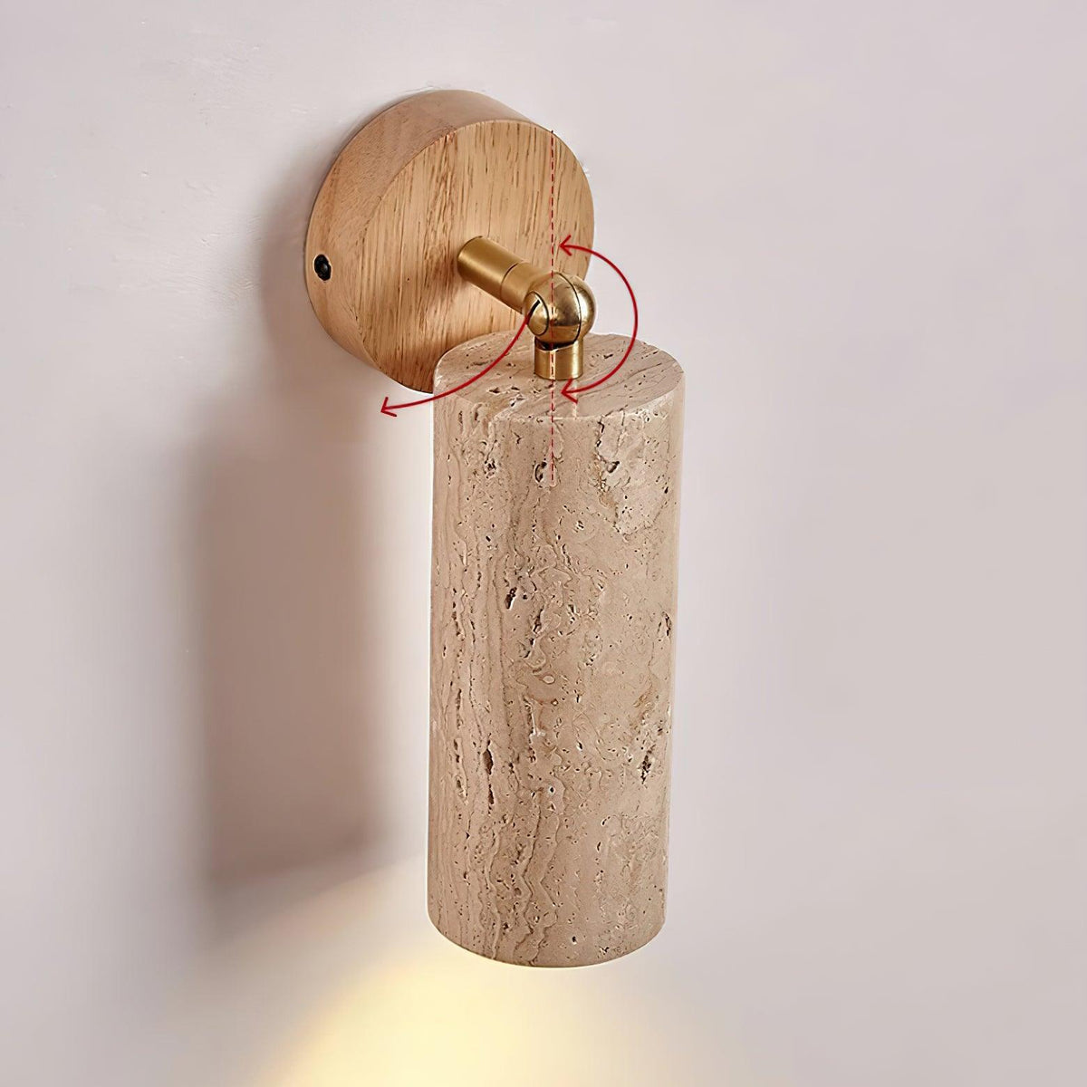 Mireille Travertine Wall Lamp — product view 20