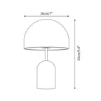Brulee Portable Metal Table Lamp — product view 5