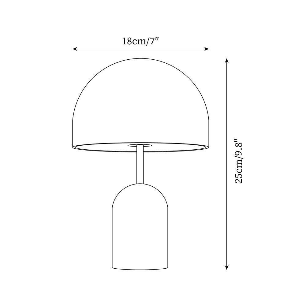 Brulee Portable Metal Table Lamp — product view 5