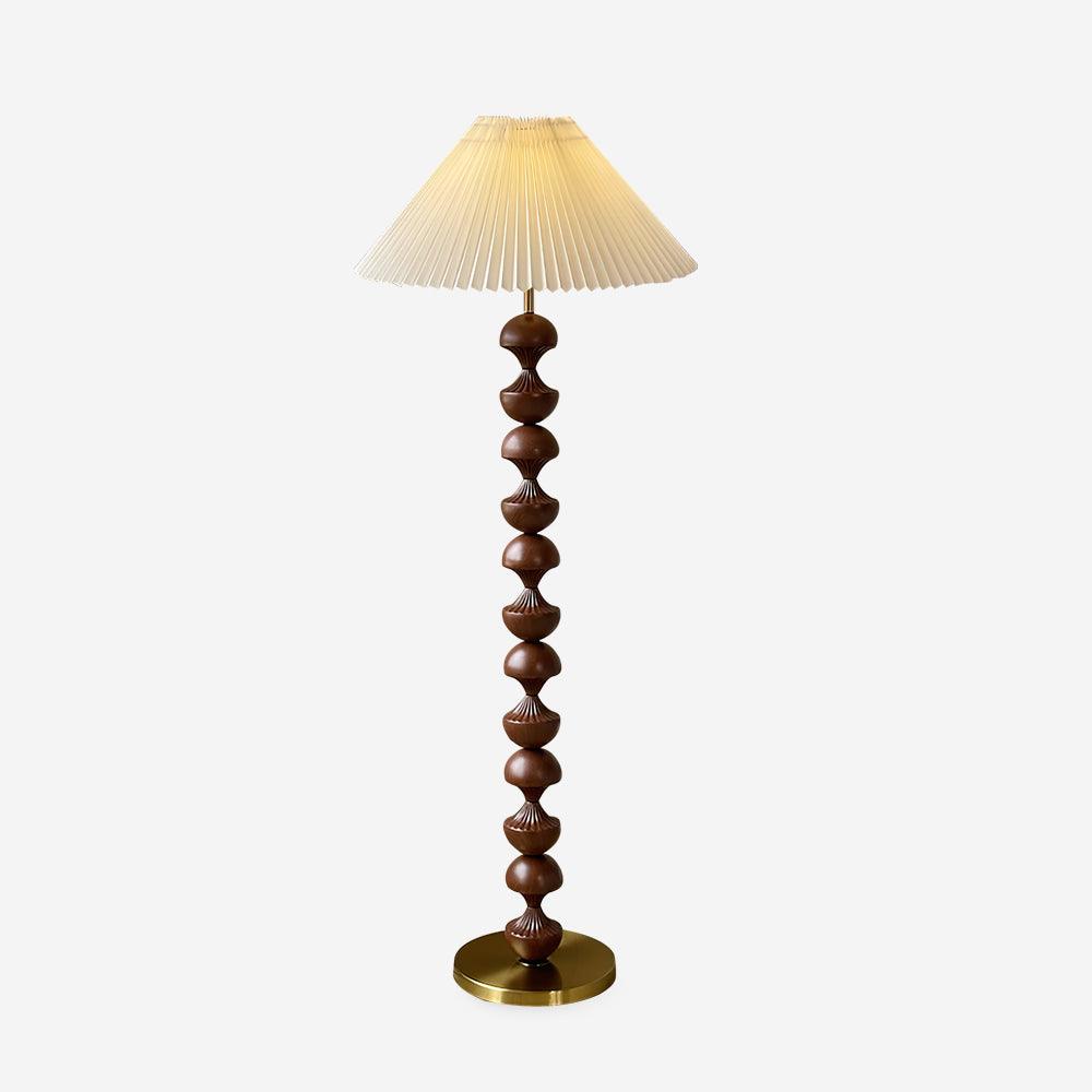 Bobbin Wood Floor Lamp — product view 1