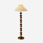 Bobbin Wood Floor Lamp — product view 1