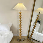 Bobbin Wood Floor Lamp — product view 2