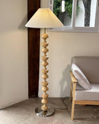 Bobbin Wood Floor Lamp — product view 4