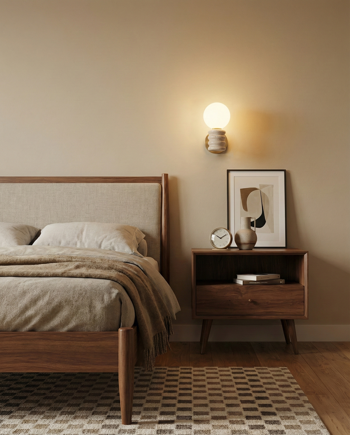 Sena Travertine Wall Lamp — product view 12
