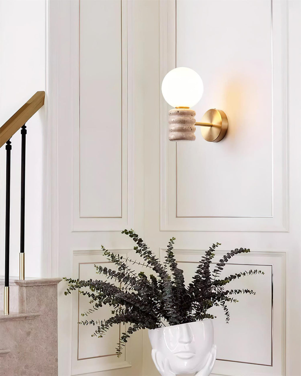 Sena Travertine Wall Lamp — product view 15