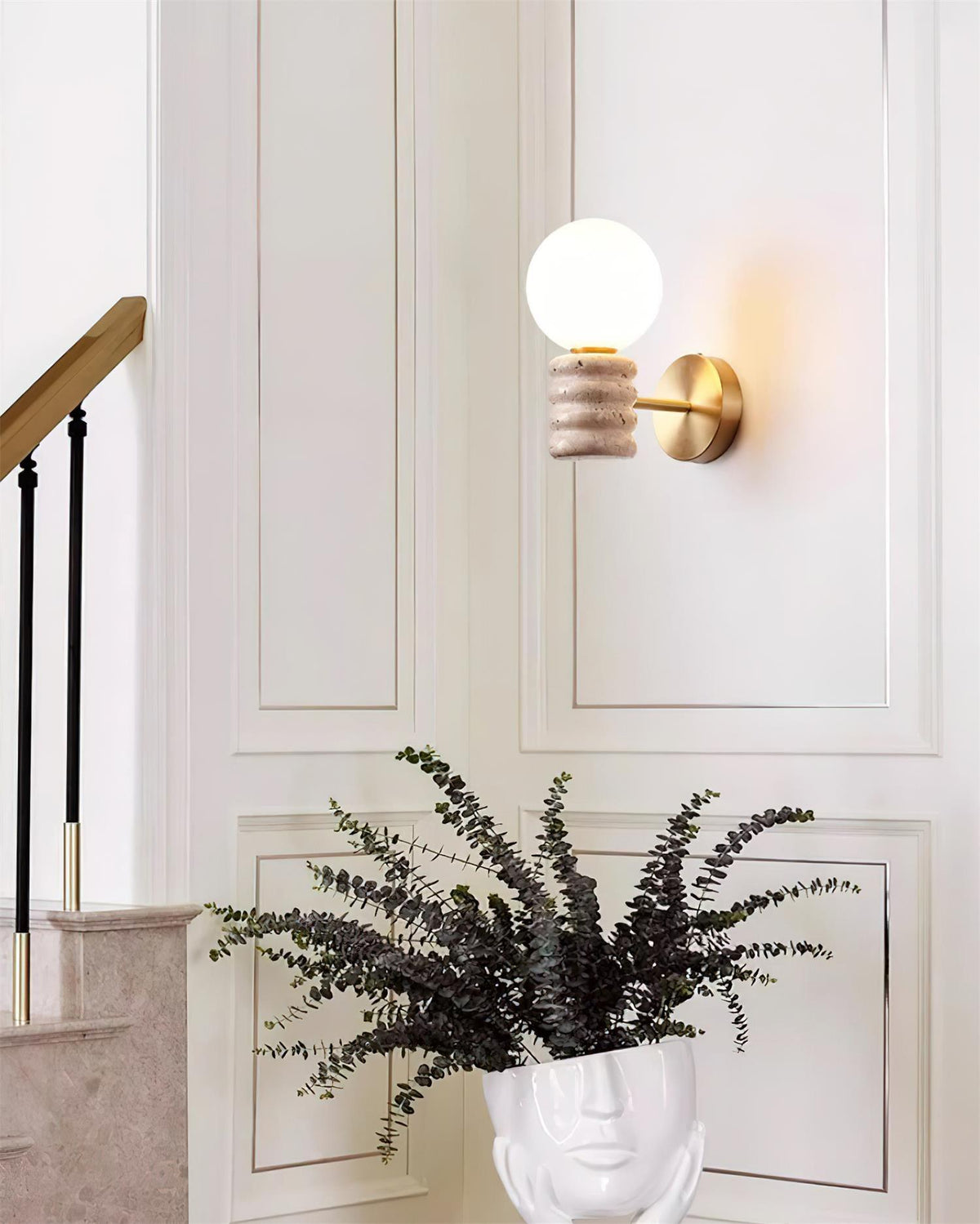 Sena Travertine Wall Lamp — product view 15