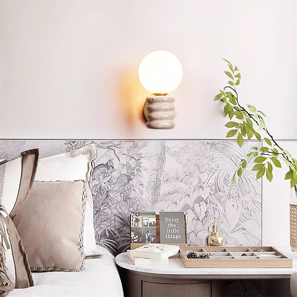 Sena Travertine Wall Lamp — product view 16