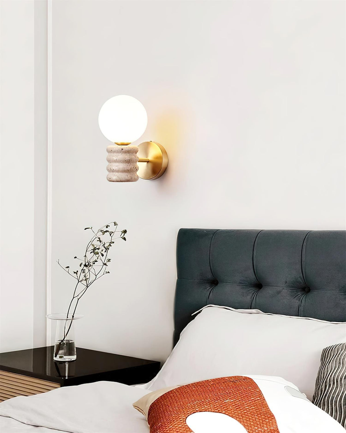 Sena Travertine Wall Lamp — product view 18