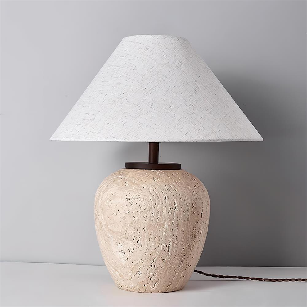 Kaliyu Travertine Table Lamp — product view 19