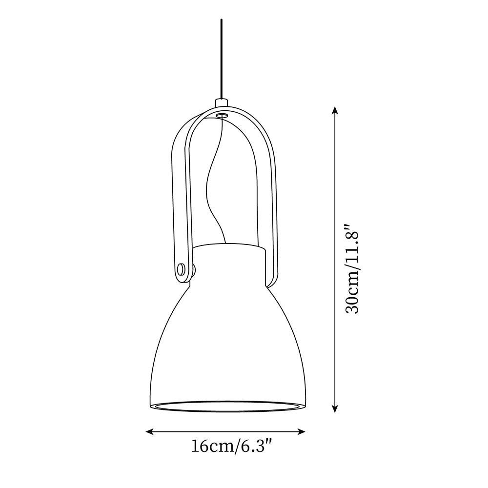 Nissa Travertine Pendant Lamp — product view 6