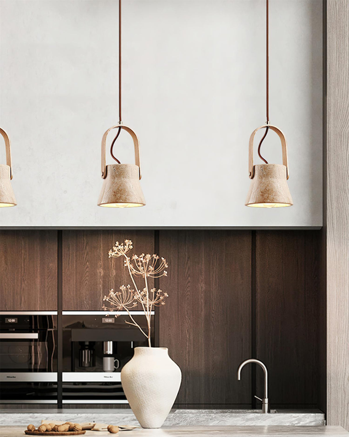 Nissa Travertine Pendant Lamp — product view 17