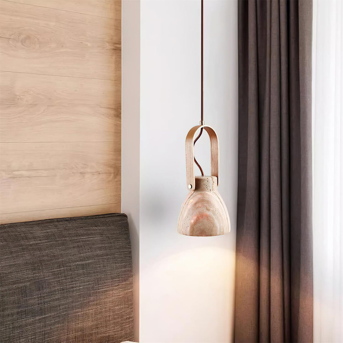 Nissa Travertine Pendant Lamp — product view 19