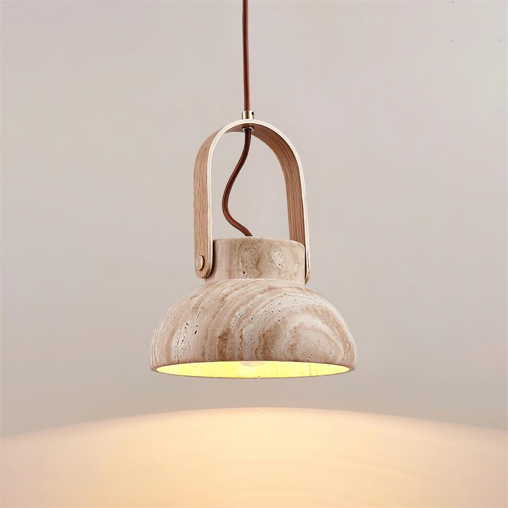 Nissa Travertine Pendant Lamp — product view 25