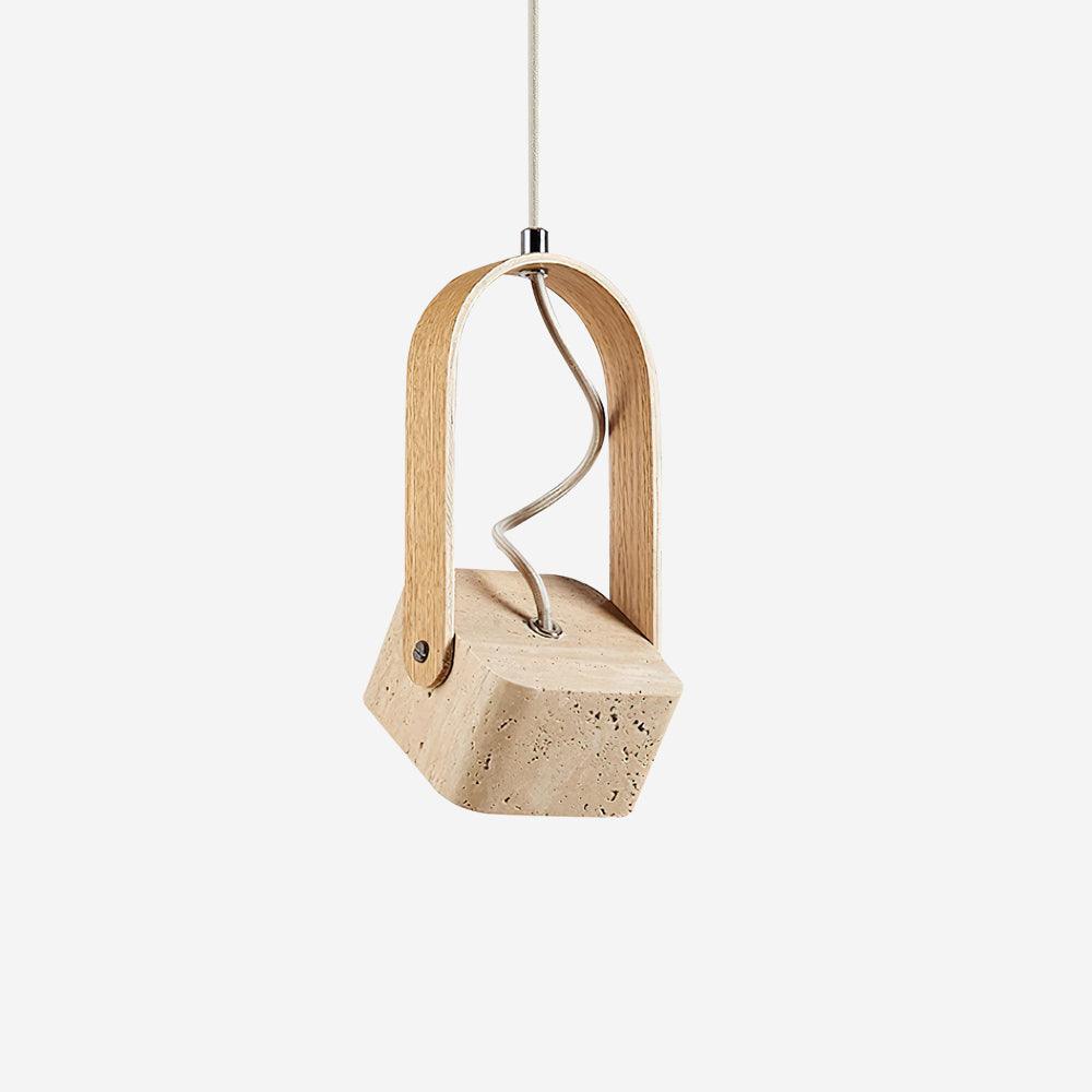 Leitura Travertine Pendant Lamp — product view 1
