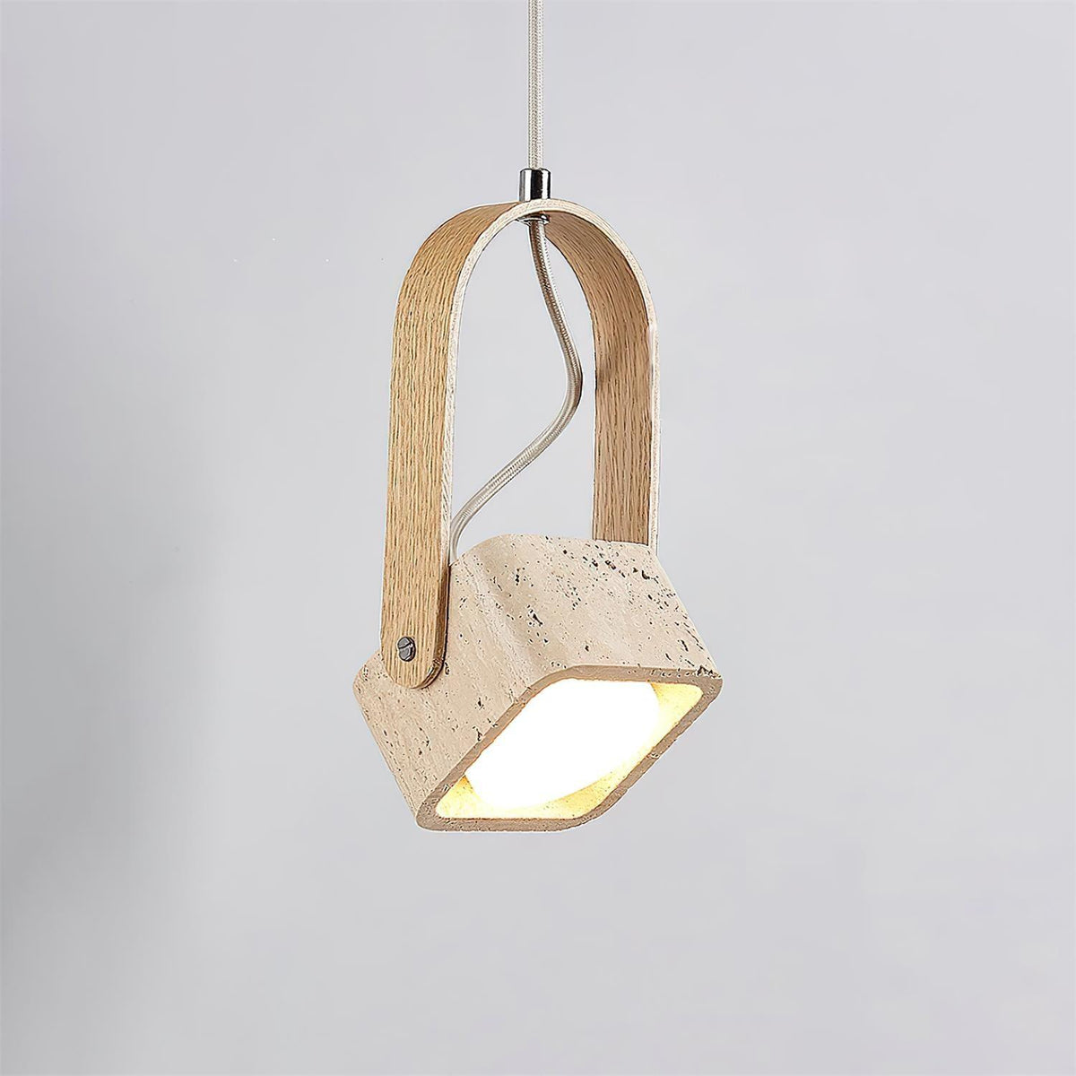 Leitura Travertine Pendant Lamp — product view 17
