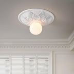 Silver Glass Ceiling Light — product view 3