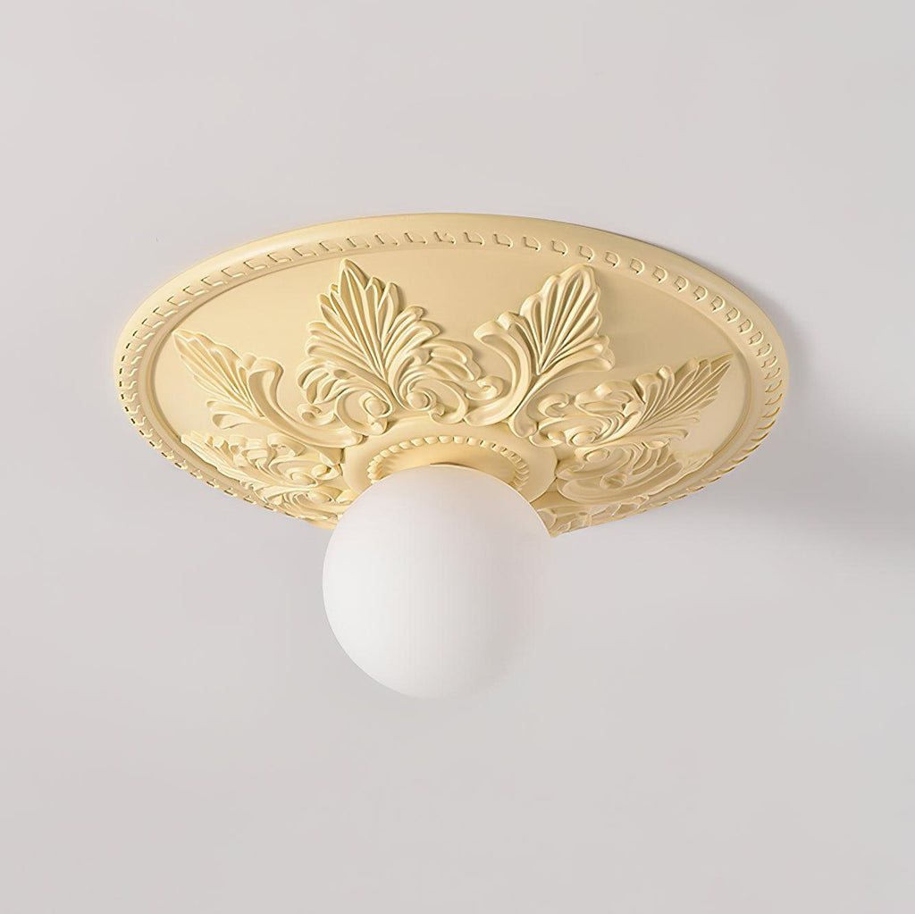 Silver Glass Ceiling Light — product view 10