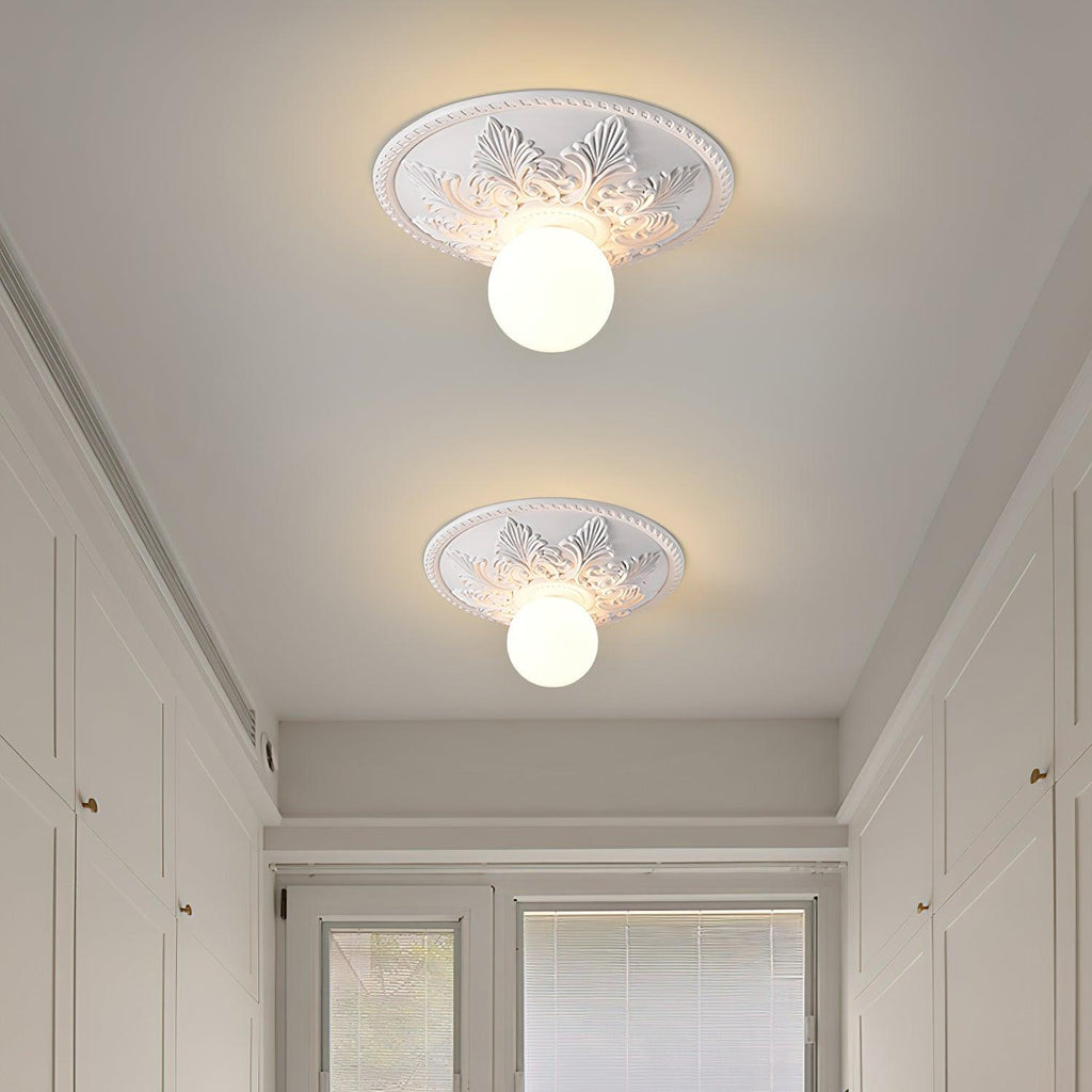 Silver Glass Ceiling Light — product view 12