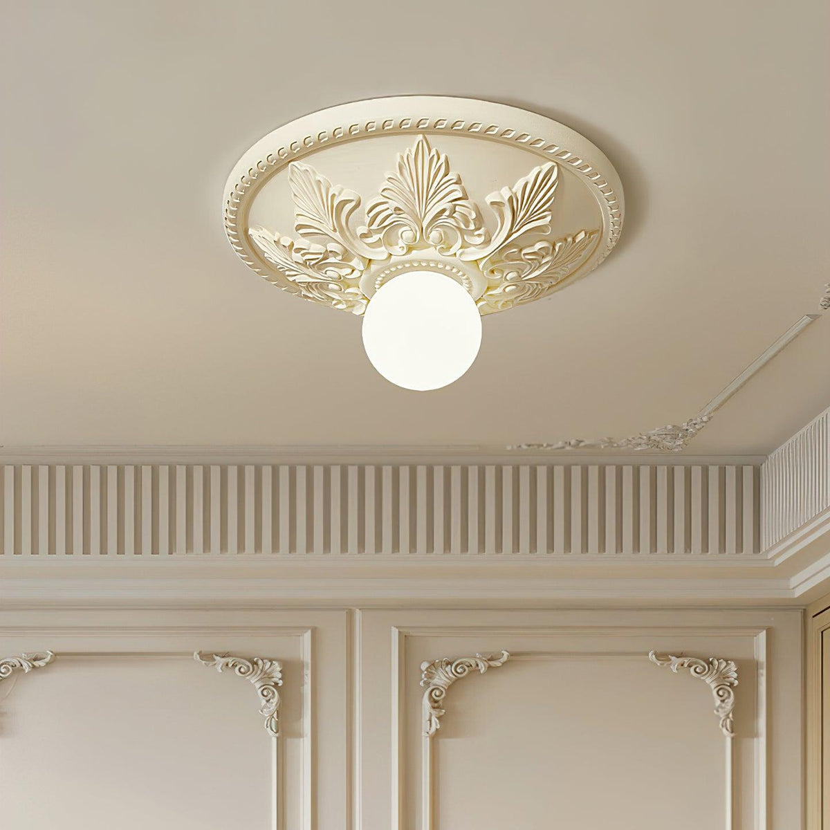 Silver Glass Ceiling Light — product view 13