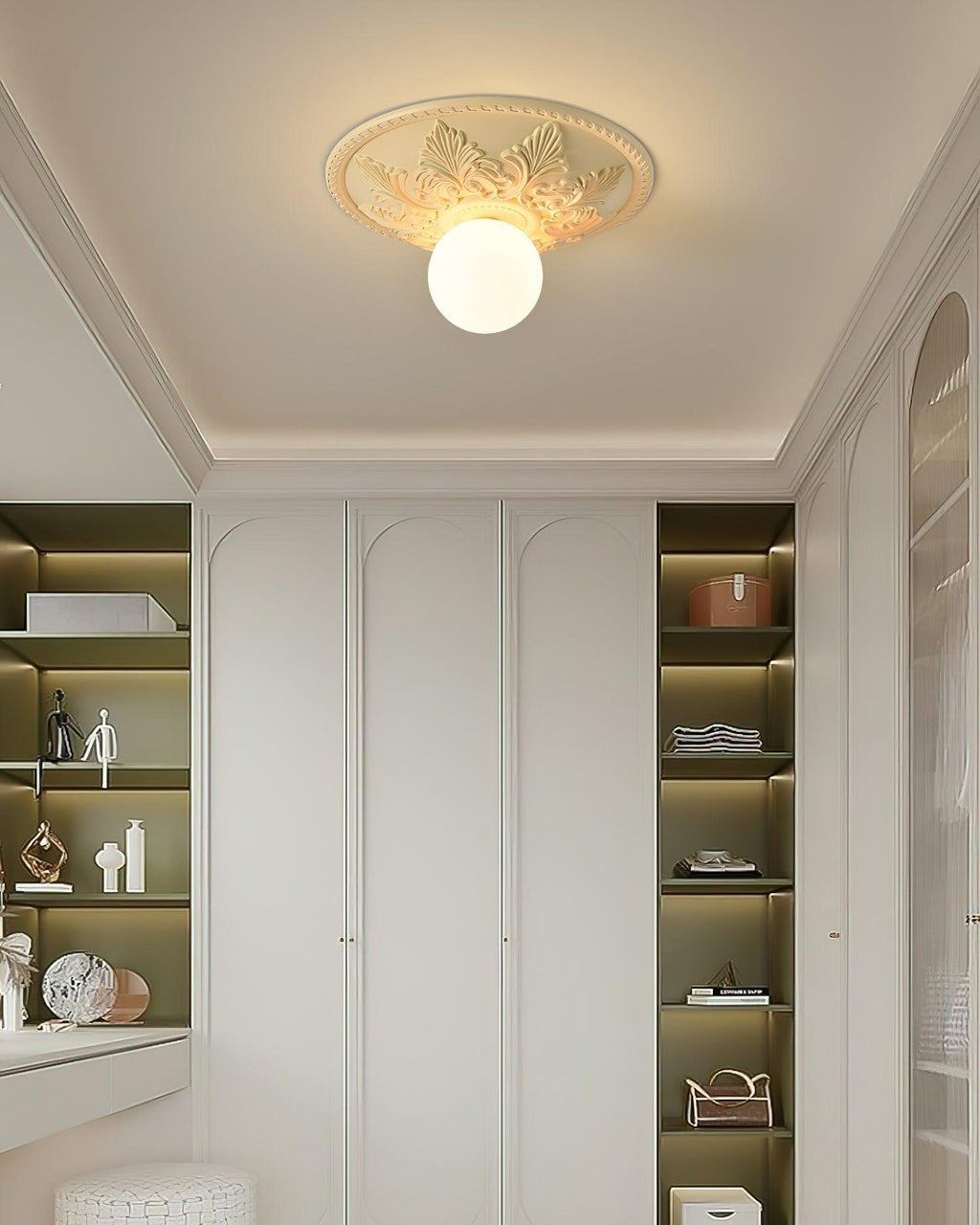 Silver Glass Ceiling Light — product view 14