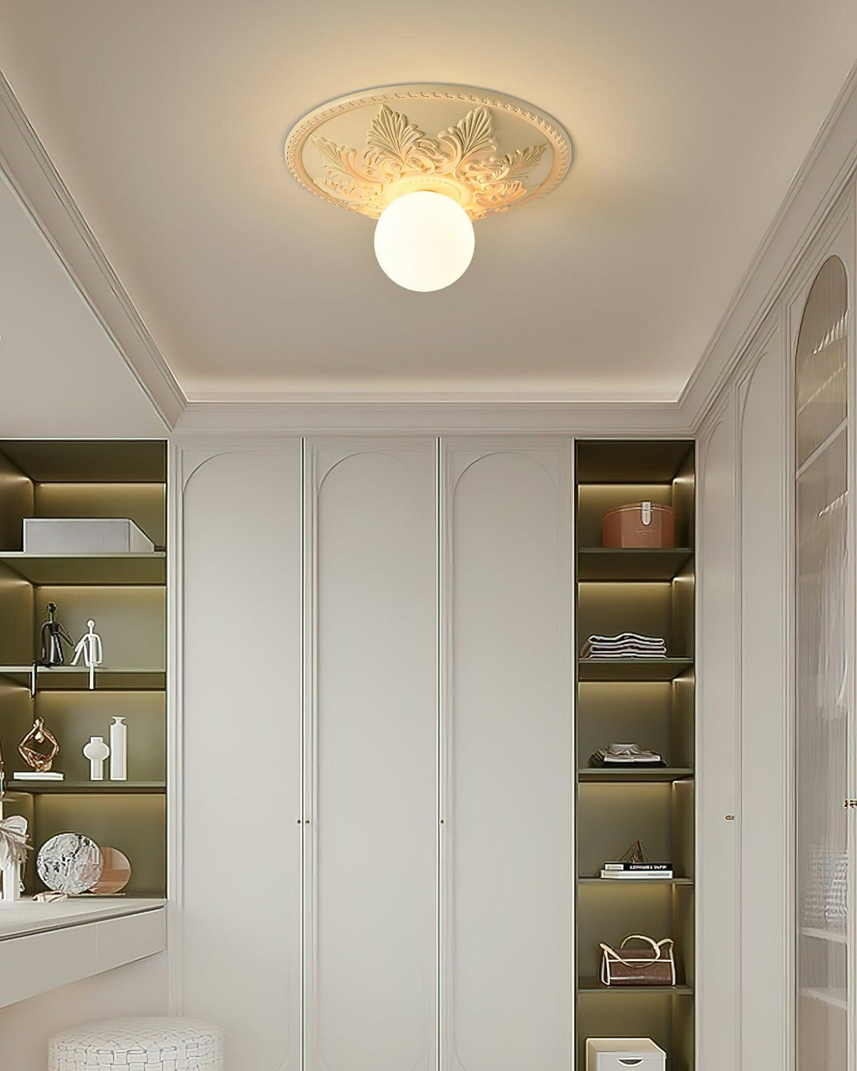 Silver Glass Ceiling Light — product view 14