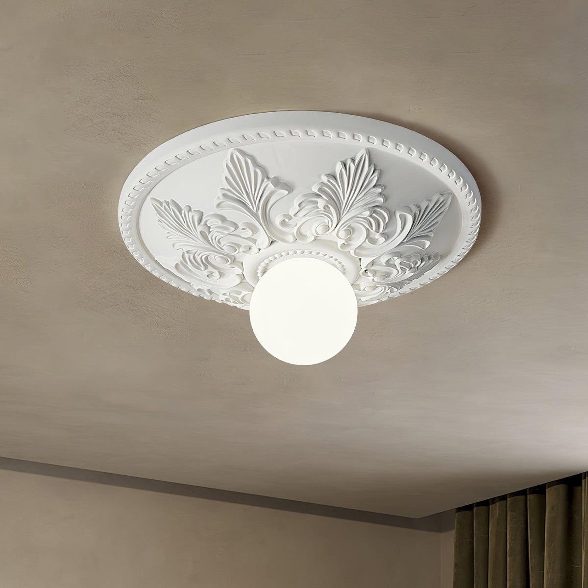 Silver Glass Ceiling Light — product view 26