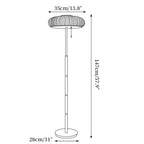 Matsutake Mushroom Glass Floor Lamp — product view 3