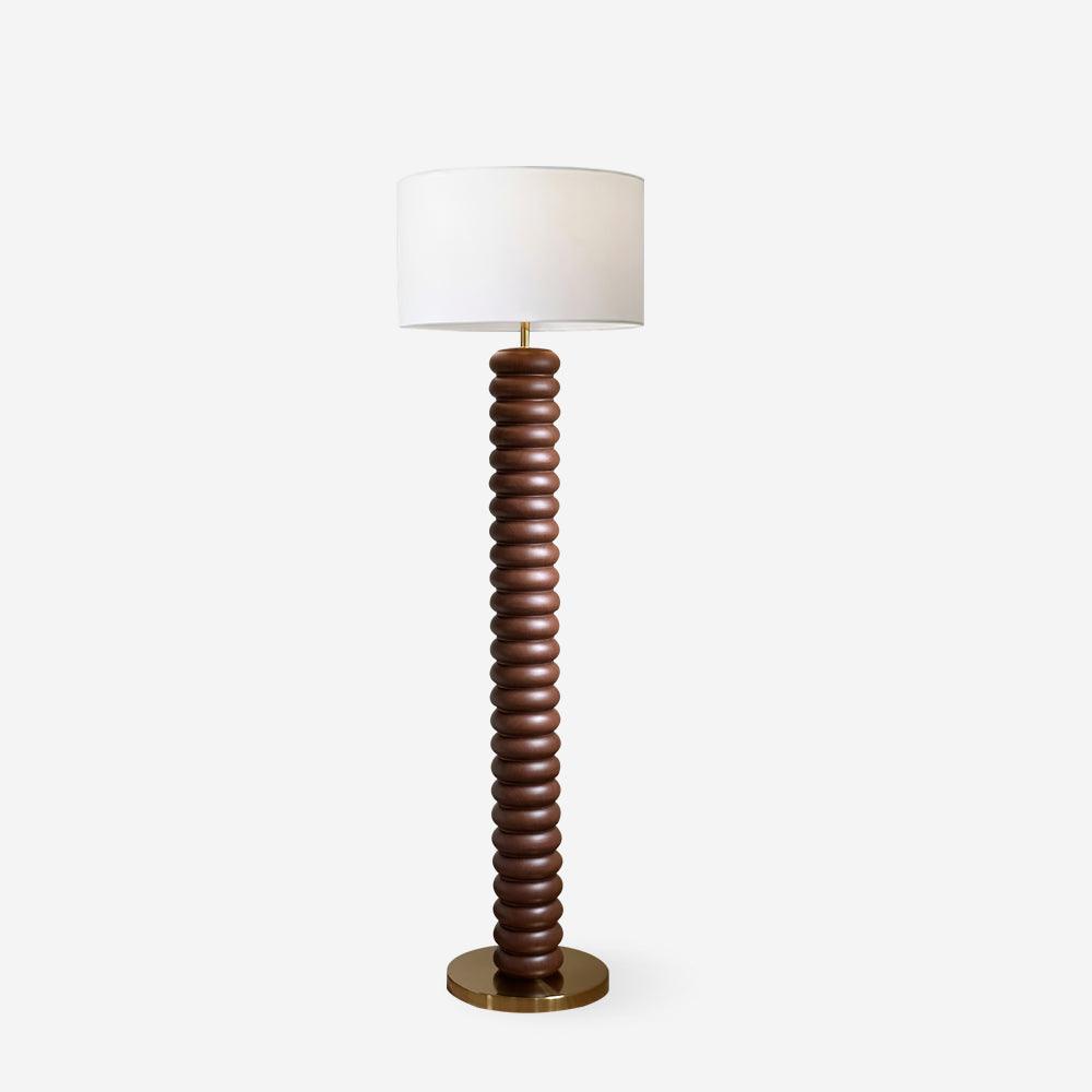 Tula Twist Wood Floor Lamp — product view 1