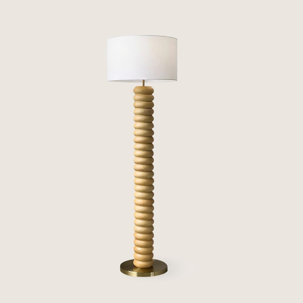 Tula Twist Wood Floor Lamp — product view 12