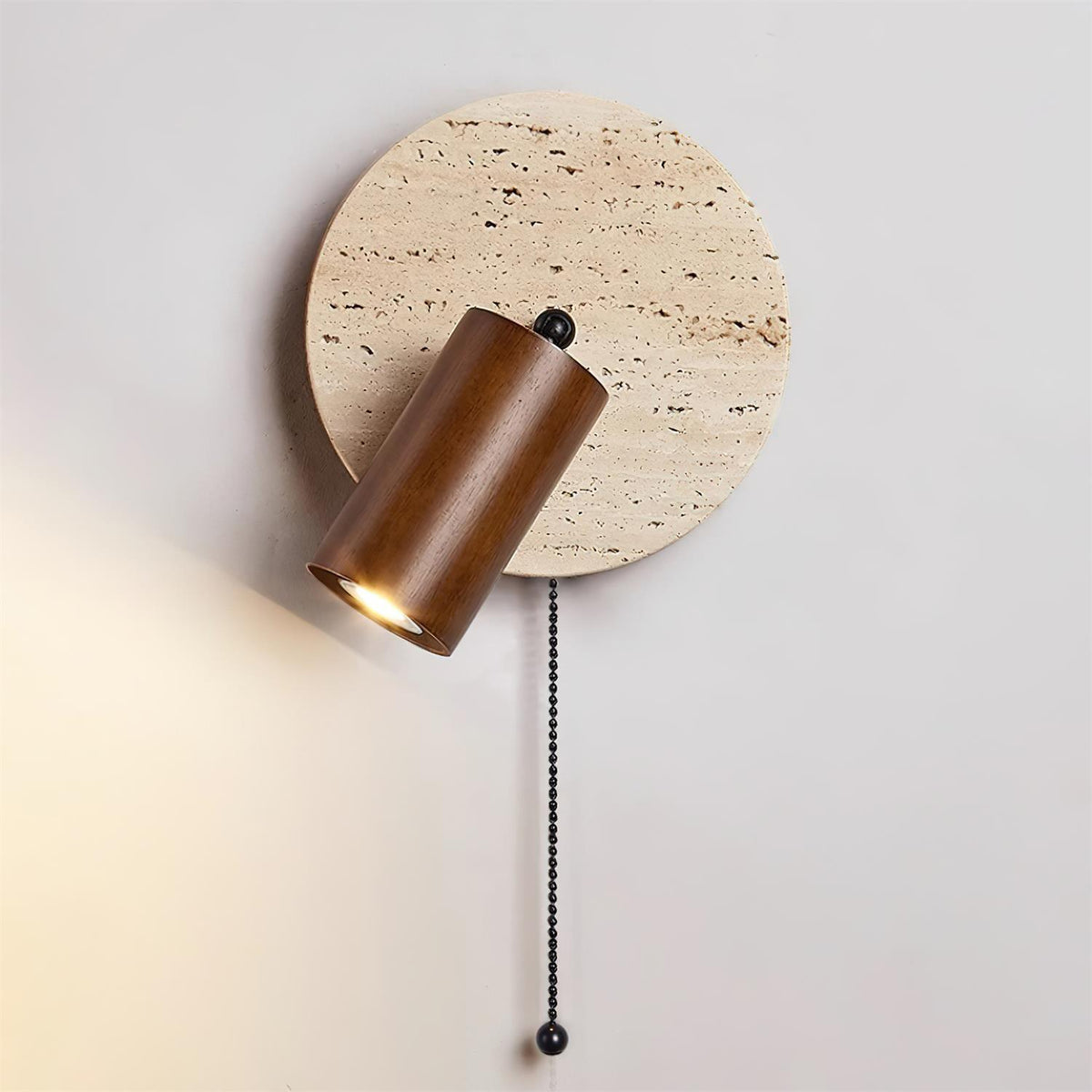 Miadi Travertine Wall Lamp — product view 2