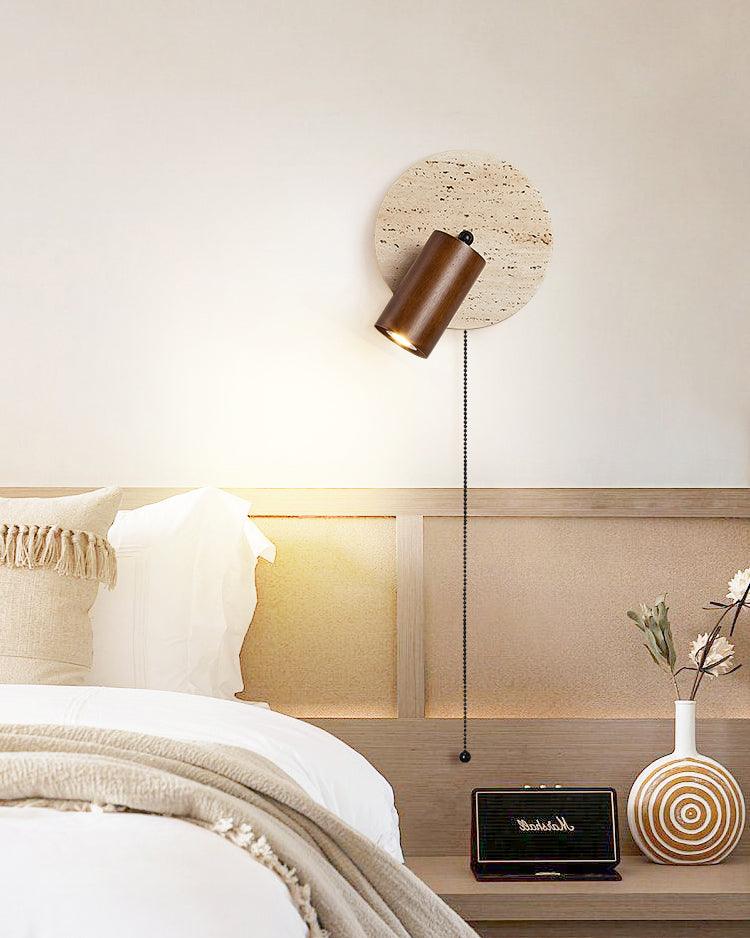 Miadi Travertine Wall Lamp — product view 4
