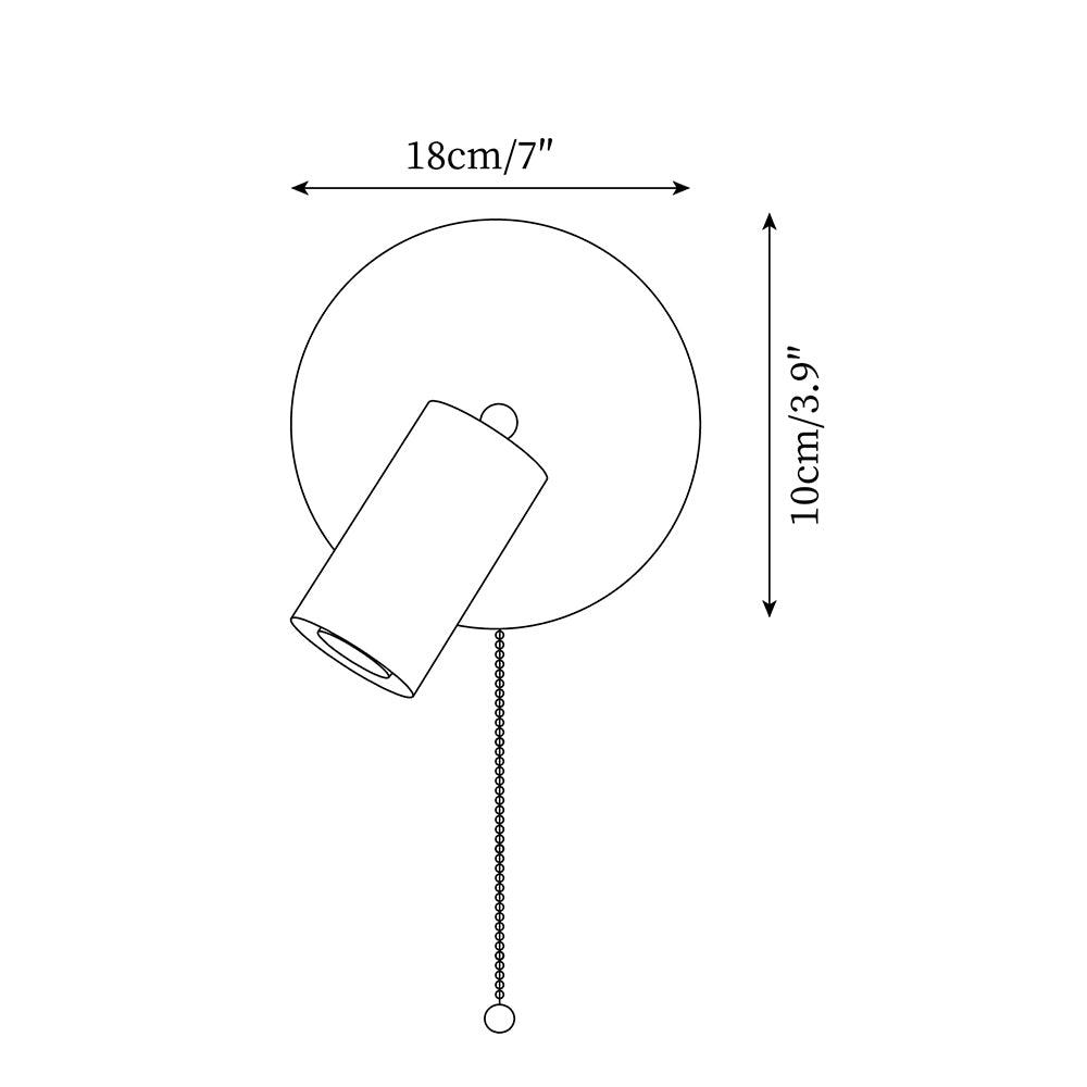 Miadi Travertine Wall Lamp — product view 5