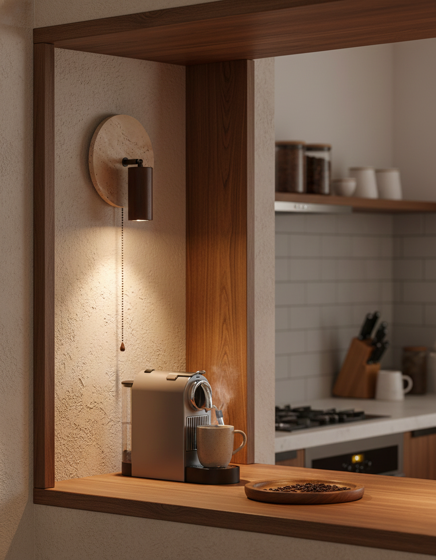 Miadi Travertine Wall Lamp — product view 9