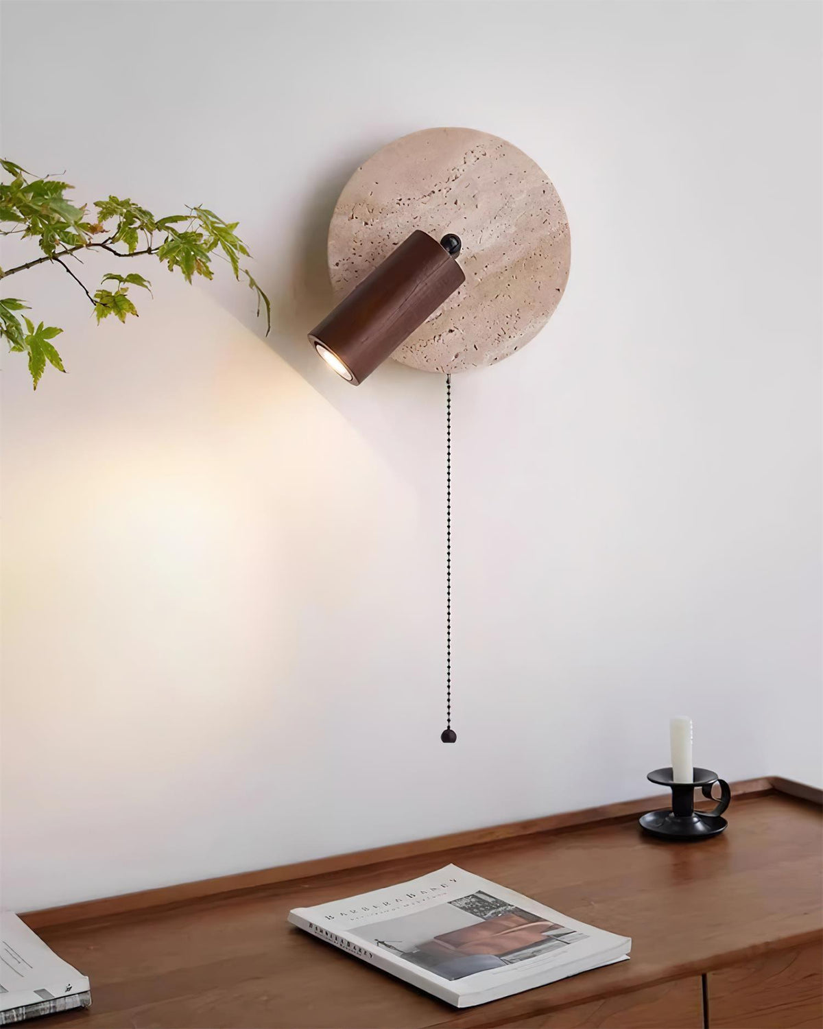 Miadi Travertine Wall Lamp — product view 16