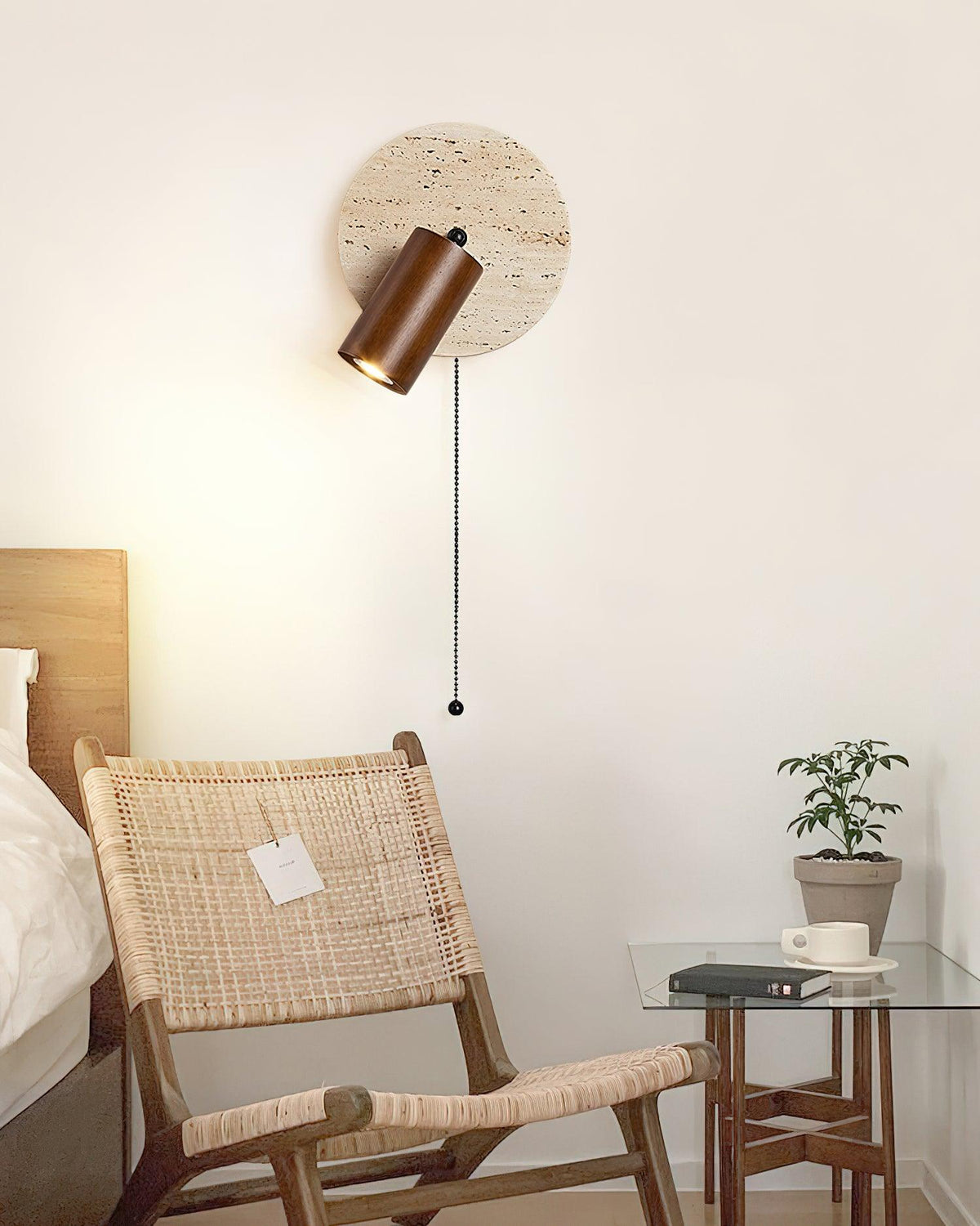 Miadi Travertine Wall Lamp — product view 18