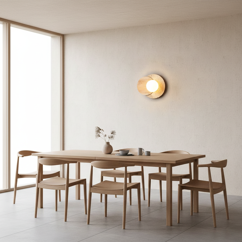 Ozora Travertine Wall Lamp — product view 11