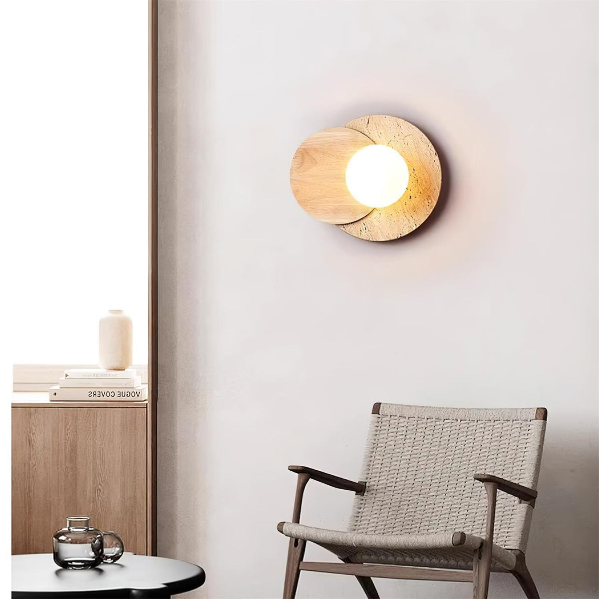 Ozora Travertine Wall Lamp — product view 16