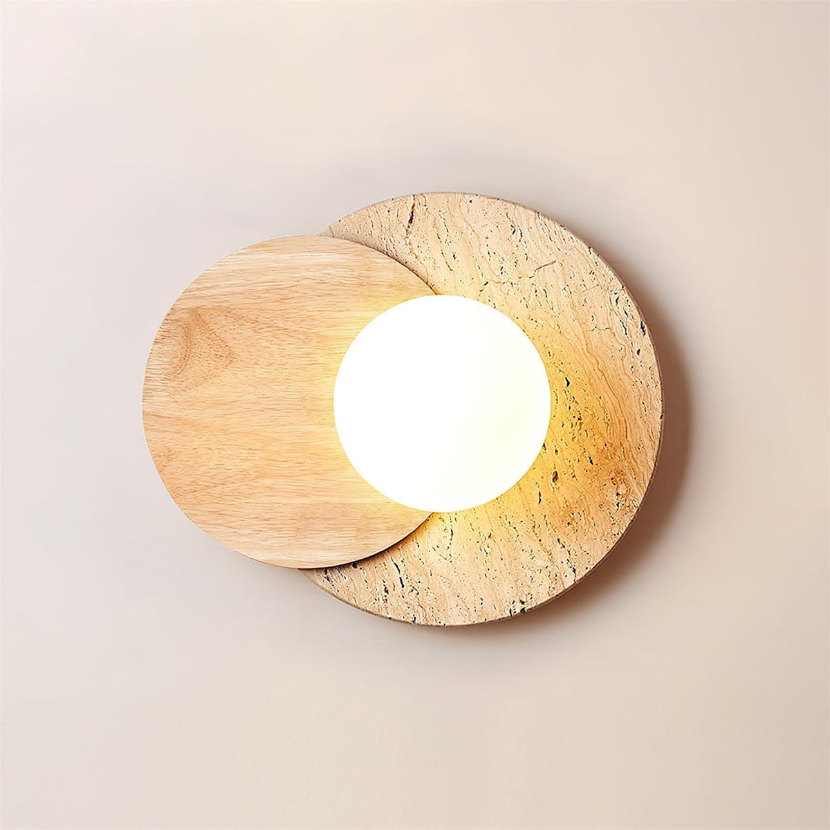 Ozora Travertine Wall Lamp — product view 18