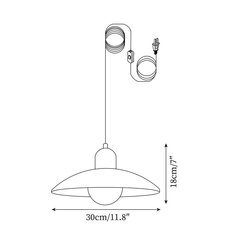 Corpin Plug In Pendant Lamp — product view 5