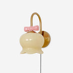 Millie Bells Plug In Glass Wall Lamp — product view 1