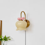 Millie Bells Plug In Glass Wall Lamp — product view 2