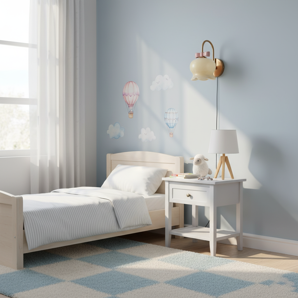 Millie Bells Plug In Glass Wall Lamp — product view 8