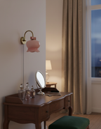 Millie Bells Plug In Glass Wall Lamp — product view 10