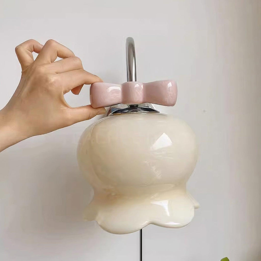 Millie Bells Plug In Glass Wall Lamp — product view 17