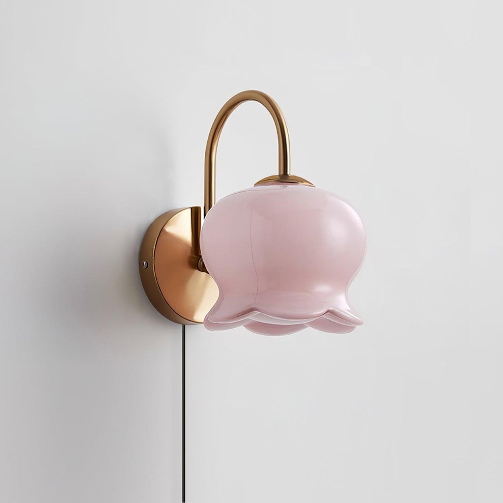 Millie Bells Plug In Glass Wall Lamp — product view 25